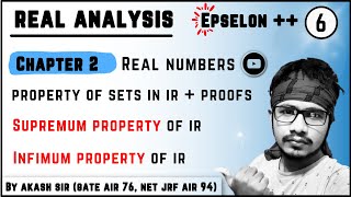 Infimum and Supremum Property  supremum and infimum  Real Analysis  For BSc  Ba MSc [upl. by Maryly]