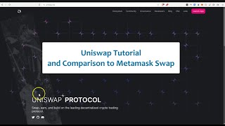 Uniswap Tutorial  Metamask Exodus Trust Wallet Ledger [upl. by Nere]