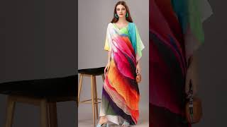 Stylish Silk Kaftan Dress For Women  Caftan dress [upl. by Nerua24]