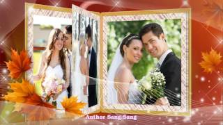 Free Download Project Proshow Producer Wedding  Autumn Wedding Book [upl. by Abroms593]