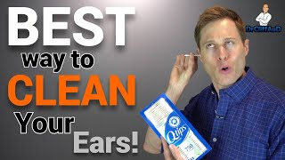 BEST Way to Clean Earwax From Your Ears  How to Use Qtips Correctly [upl. by Frangos]