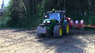 John Deere 6125 R  Becker Aeromat [upl. by Salbu]