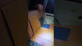 Mahindra Scorpio full customise seat cover black ten colourshorts trending video [upl. by Feetal]