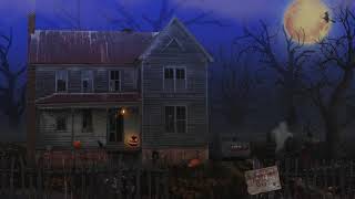 Spooky Haunted House Halloween AmbienceASMR 3 Hours of Relaxing Ambient Halloween Night Sounds [upl. by Nivac]