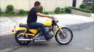 HarleyDavidson Sportster 1200c Screamin Eagle Slip On Sound Check [upl. by Spratt]