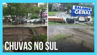 Fortes chuvas deixam 10 mortos e afetam 104 municípios no Rio Grande do Sul [upl. by Yetnom]