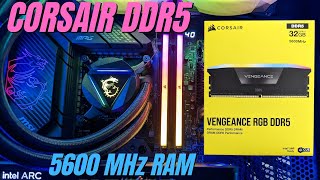 Corsair Vengeance DDR5 32GB 5600MHz C36 Ram Unboxing Intel Optimized [upl. by Farrel754]