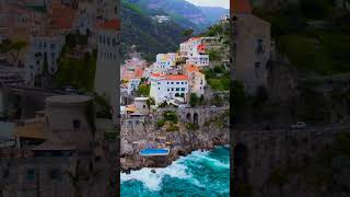 Explora la Deslumbrante Costa Amalfitana en Italia  Vistas en 4K desde Positano [upl. by Winser]