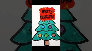 merry Christmas 🎄🎁 christmas christmas2024 christmasdrawingeasy christmastree fun [upl. by Papp]