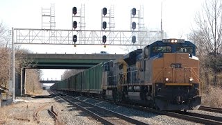 Almost 2 Hours Of CSX Freight Trains [upl. by Caesaria]