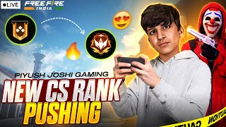 NEW CSRANK SEASON RANK PUSH FREE FIRE🔥┃🔴LIVE🔴 [upl. by Airbma349]