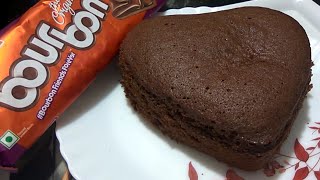 Bourbon Biscuit Cake Recipe in Microwave Oven  Eggless Yummy Bourbon Biscuit Cake in Microwave Oven [upl. by Bertram]