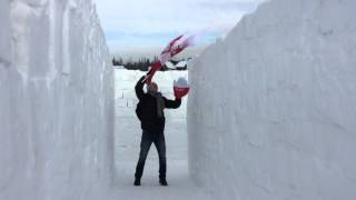 The Worlds Largest Ice Maze in Zakopane Poland [upl. by Harley]