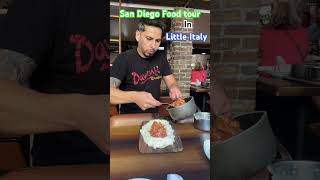 San Diego Food Tour in Little Italy 🇮🇹 [upl. by Melone]