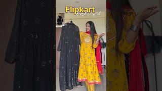 Flipkart kurta set haul 😍 flipkartkurtisethaul anarkalisuit fashion ethnic youtubeshorts fyp [upl. by Nawoj]