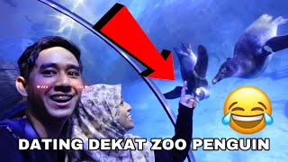 AQIL DAN ILIYA DATING DEKAT ZOO PENGUIN 😂🐧 [upl. by Hannej]