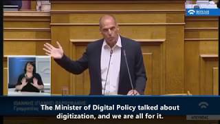 Yanis Varoufakis speech on the first day of the new term of the Greek Parliament  DiEM25 [upl. by Annaitsirk]