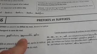 Leçon V6 quotLes préfixes et suffixesquot CE2 [upl. by Tnayrb33]