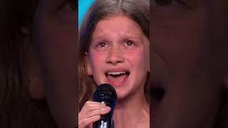 A GRAVITY DEFYING performance from 11yearold Olivia  Auditions  BGT 2023  shorts [upl. by Nicolas]