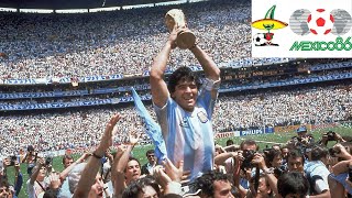 FIFA World Cup 1986  All Goals [upl. by Meghann]