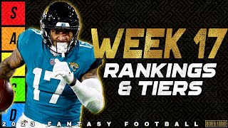 Top 16 TE amp QB Rankings  Week 17 Fantasy Football [upl. by Nilyac]