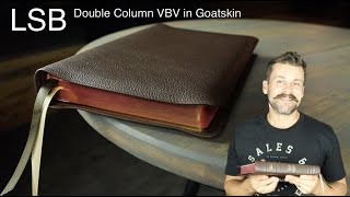 Legacy Standard Double Column VBV in Goatskin Bible Review [upl. by Noswal506]