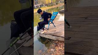 ironwood also like fishing like this European fishing chair fisheviralvideoviralshort [upl. by Ketchum]