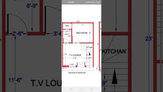 166x23 house plan [upl. by Rossen]