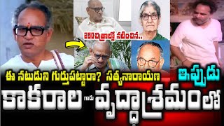 ఈ నటుడుని గుర్తుపట్టారా కాకరాల సత్యనారాయణ గారు ఇప్పుడు వృద్ధాశ్రమంలోActor Kakarala Satyanarayana [upl. by Nallad]