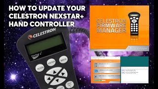 Firmware Update for the Celestron Nexstar Hand Controller [upl. by Mota479]