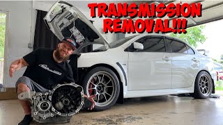 Evo X Transmission Removal Guide [upl. by Kapoor]