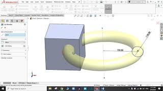 Solidworks Tutorial 2 Revolve BossBase  Revolve Cut [upl. by Sheelagh600]