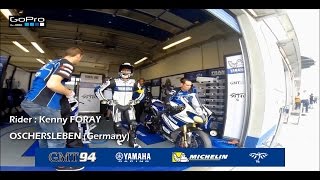 2014 OscherslebenGermany Camera on board Kenny Foray  Yamaha R1 GMT94 Michelin [upl. by Ohcirej]