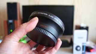 Review Vivitar 043x Wide Angle Lens with Macro 67mm [upl. by Ettenav]