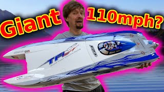 Twin Motor 12s RC Speed Boat fastest RTR boat in the world [upl. by Jakob]