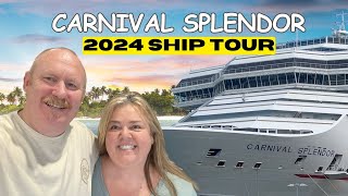 Carnival Splendor Full Ship Tour 2024 [upl. by Evvy]