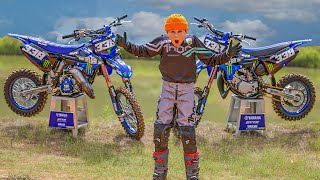 Hudson Deegan’s New Yamaha YZ 85s  The Deegans [upl. by Lirpa]