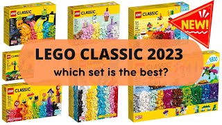 LEGO CLASSIC 2023 ALL SETS Review and Comparison 11027 11028 11029 11030 11031 11032 11033 ideas [upl. by Diogenes95]