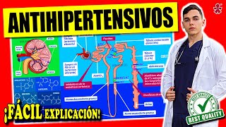 ANTIHIPERTENSIVOS  CLASIFICACIÓN y MECANISMO DE ACCIÓN [upl. by Alyam402]