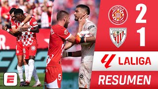 GIRONA sumó increíble triunfo al último minuto ante ATHLETIC GAZZANIGA paró 3 penales  La Liga [upl. by Gentes645]