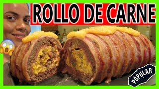 🥩 ROLLO DE CARNE MOLIDA ⚠️ PASO A PASO⚠️ [upl. by Midis]