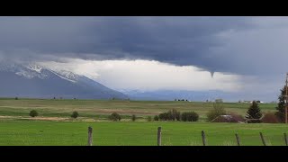 Landspout tornado over Mission Valley [upl. by Letnahs]