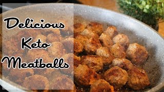 Low Carb Italian Meatball Recipe [upl. by Bernard]