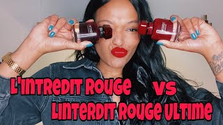 Nuevo GIVENCHY LINTERDIT ROUGE ULTIME VS LINTERDIT ROUGE 💋 [upl. by Ahsykal538]