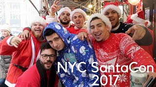 NYC SantaCon 2017 [upl. by Esiahc]