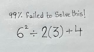 What is the correct answer 6² ÷ 23  4   Mathematicians explained it correctly [upl. by Oemor]