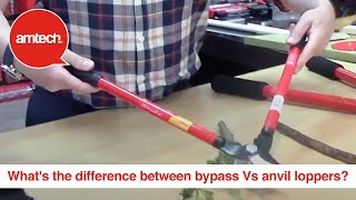 Whats The Difference Between Bypass Vs Anvil Loppers  AmtechKnowhow [upl. by Olwen285]