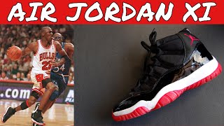 Michael Jordan Wearing The Air Jordan 11 Black Red Raw Highlights [upl. by Brom]