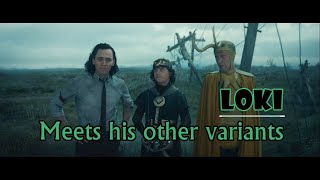 LOKI Meets His Other Variants I Ep 5 I The Actors [upl. by Yadahs]