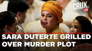 Sara Duterte Hearing Live  Self Confessed Mastermind Philippine VP Denies Plotting Marcos Murder [upl. by Annahtur300]